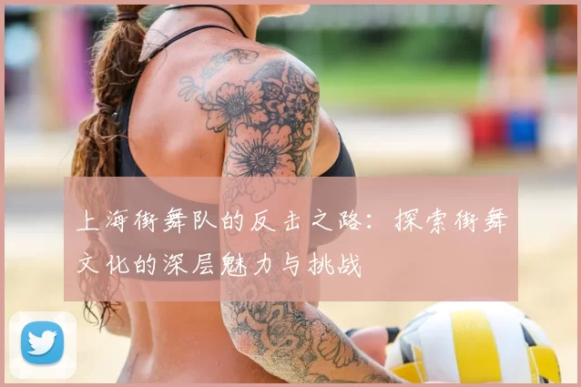 上海街舞队的反击之路:探索街舞文化的深层魅力与挑战