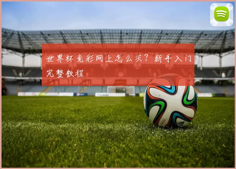 世界杯竞彩网上怎么买?新手入门完整教程